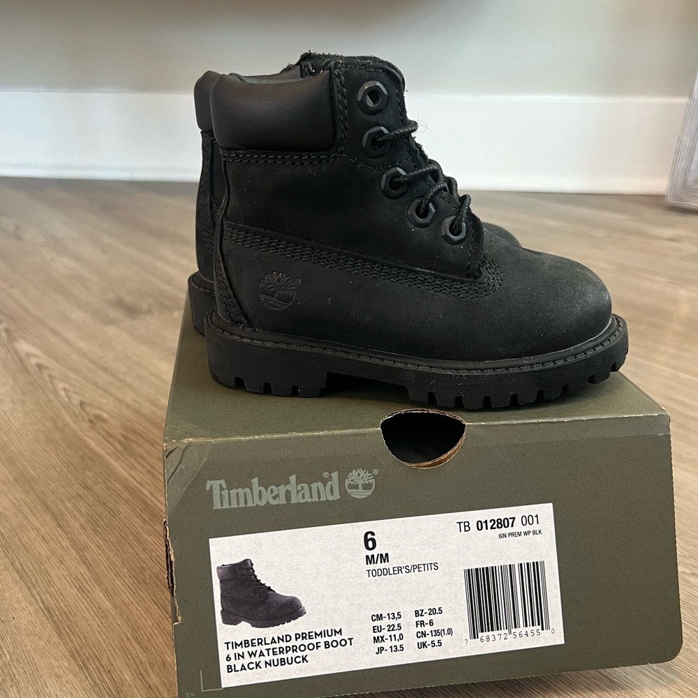 Toddler Black Timberland